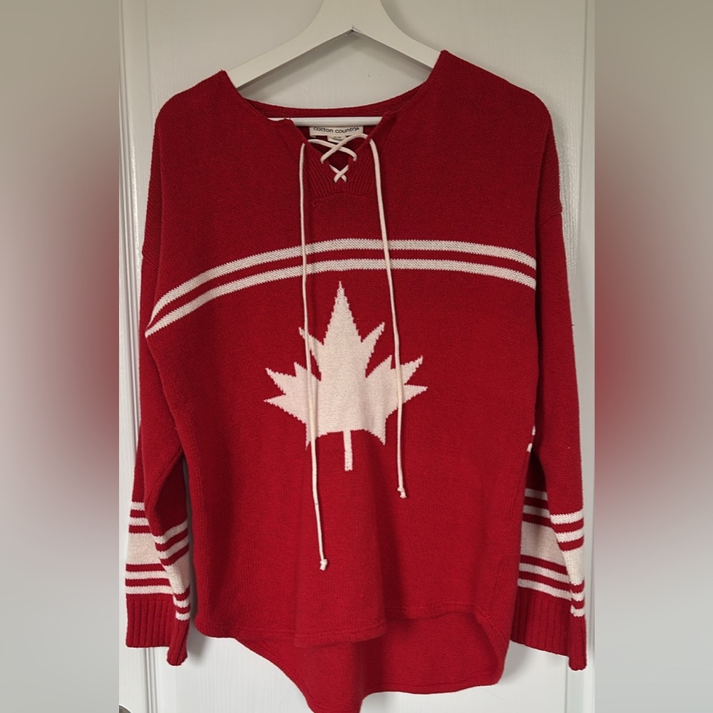 cotton country hockey sweater